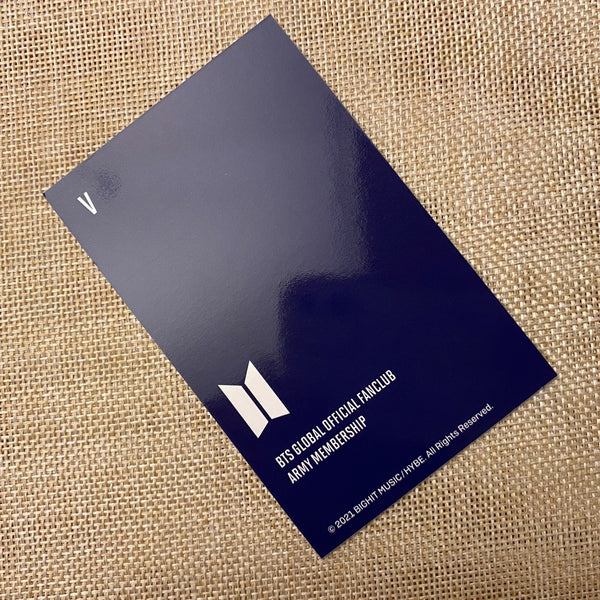 BTS V [ Fanclub ARMY 8th Membership Kit ] Official Photocard / New, Rare / Gift