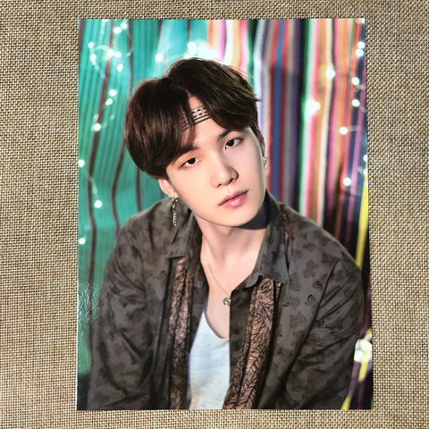 BTS SUGA [Summer Package 2018 in Saipan] Official Mini Poster Postcard / Gift