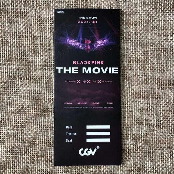 BLACKPINK LISA [ The Movie ] Official Limited Film Mark / New / Gift
