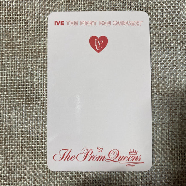 IVE YUJIN [ Trading Fan Concert ] Official Photocard, Prom Queens / New / Gift