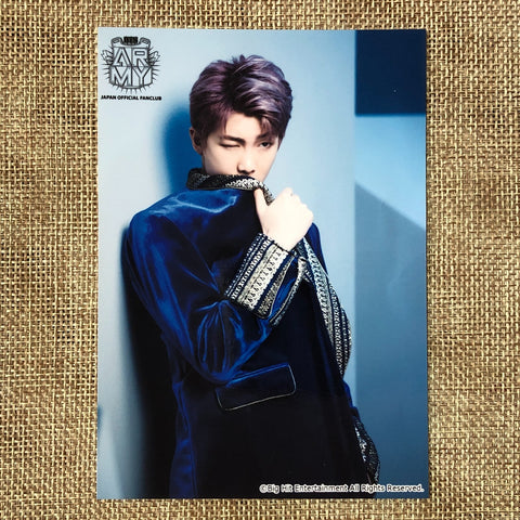 BTS RM [ JAPAN Official Fanclub Renewal Benefit ] Photo Postcard / New / Gift