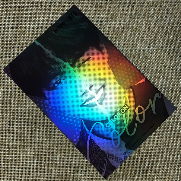BTS J-HOPE [MTPR Contact Lens] Official Hologram Postcard, Limited / New / Gift