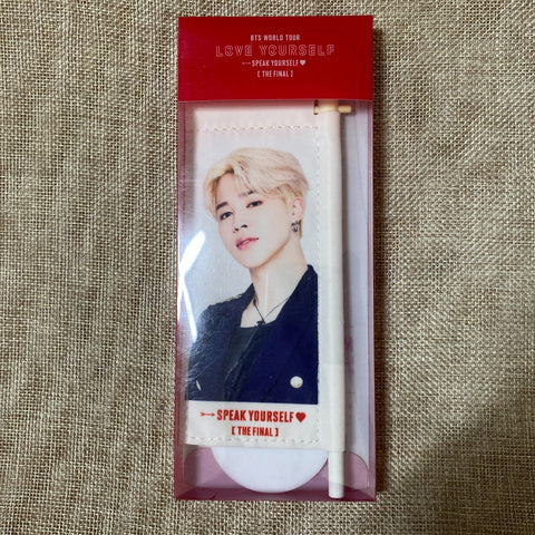 BTS JIMIN [Love Speak Yourself World Tour Final] Official Mini Flag / New / Gift