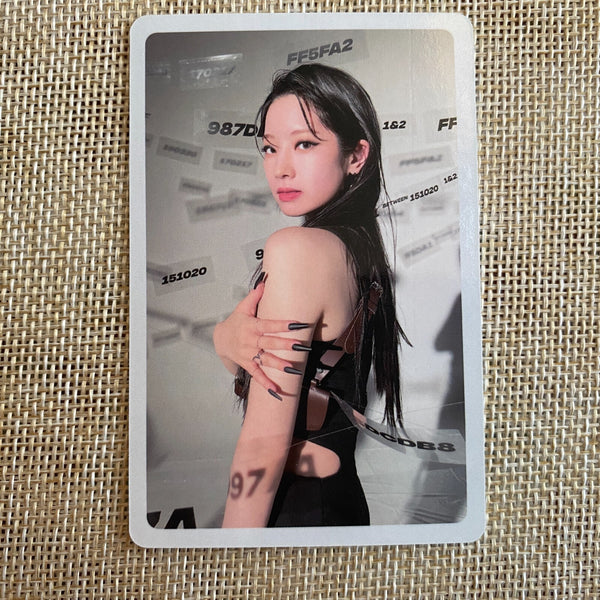 TWICE DAHYUN [ Between 1&2 POB Preorder Official Photocard ] Cryptogrphy New /+G