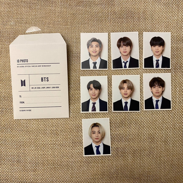 BTS [Fanclub ARMY 8th Membership Kit] Official ID Photo Set Photocard / Gift