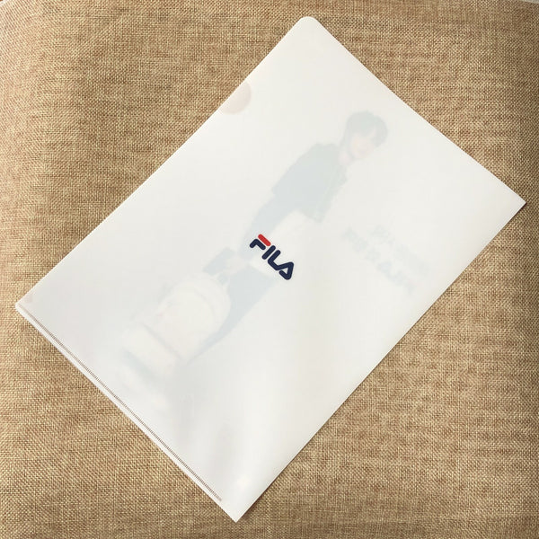BTS JIN [ FILA ] Official Clear File Holder / New, Rare / Gift