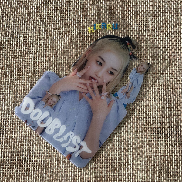 KEP1ER HIKARU [ DOUBLAST ] Official Clear Photocard, 2nd Mini / New / Gift
