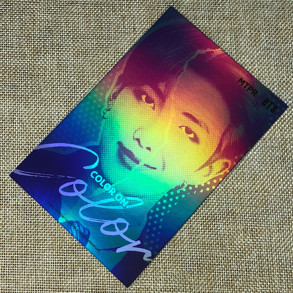 BTS RM [ MTPR Contact Lens ] Official Hologram Postcard, Limited / New / Gift
