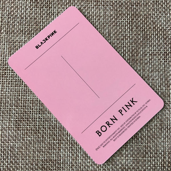 BLACKPINK ROSE [ Born Pink Pink Ver. ] Official Photocard / New / Gift