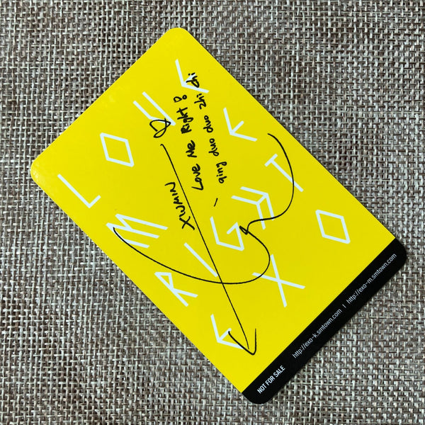 EXO XIUMIN [Love Me Right Chinese] Official Photocard, 2nd Repackag / New / Gift