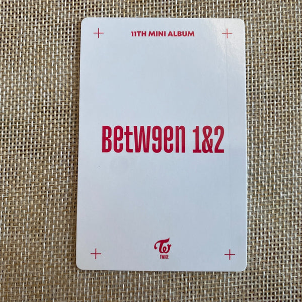 TWICE TZUYU [ Between 1&2 POB Preorder benefit Official Photocard ] / NEW/+Gift
