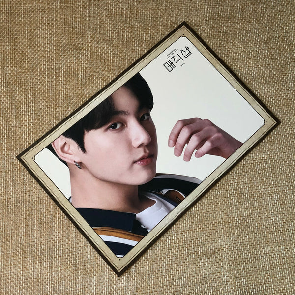 BTS JUNGKOOK [5th Muster Magic Shop] Official Postcard Photocard, LG / Gift