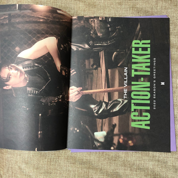 BTS GROUP [ 2022 Season's Greetings ] Official Tabloid Poster Set / New / Gift
