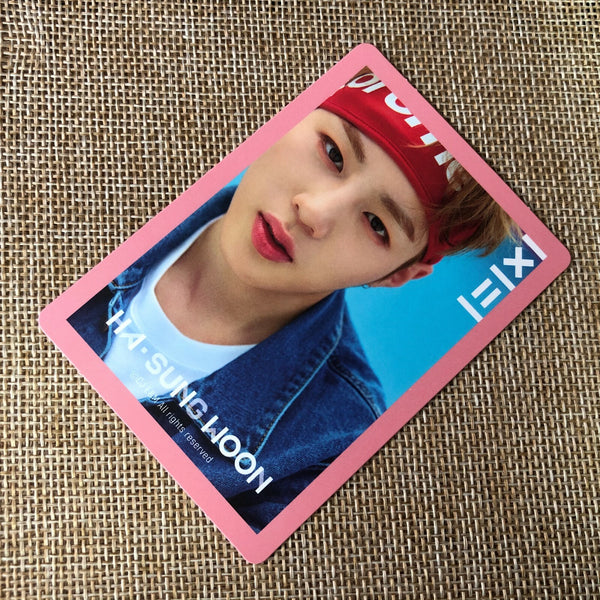 WANNA ONE HA SUNGWOON [ TO BE ONE ] Official Photocard, Pink Ver / New / Gift