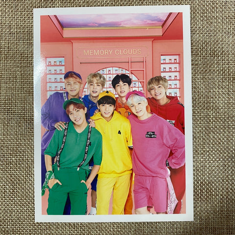 BTS GROUP [4th Muster Happy Ever After DVD] Official Postcard / New, Rare / Gift