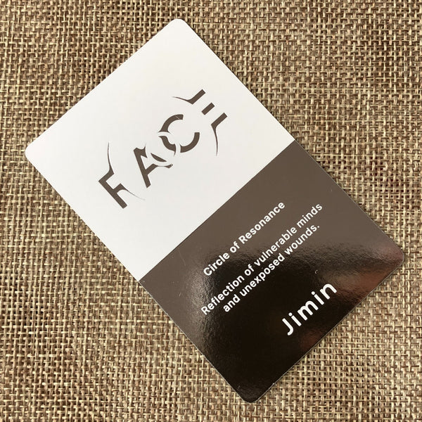 BTS JIMIN [ FACE ] Official Photocard, Solo Invisible Ver. / New / Gift