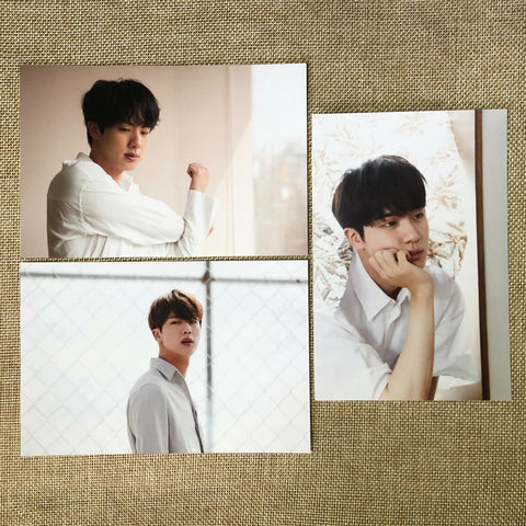 BTS JIN #9 [ Oh, always Exhibition ] Official Live Photo Set of 3 / New / Gift