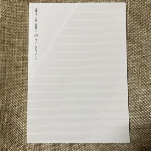 BTS [ The Wings Tour ] Official Program Book Photobook / New, Rare / Gift