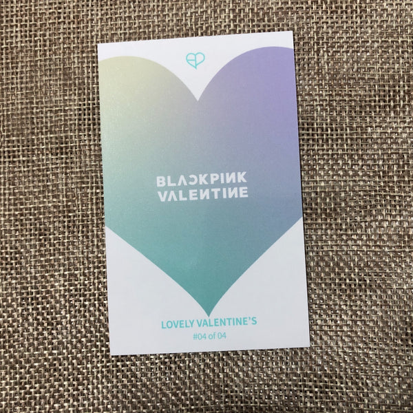 BLACKPINK LISA [ THE GAME Photocard Collection, POB ] Valentine's Ed / New/GFT