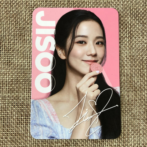 BLACKPINK JISOO [ OREO X BLACKPINK ] Official Limited Photocard / New / Gift