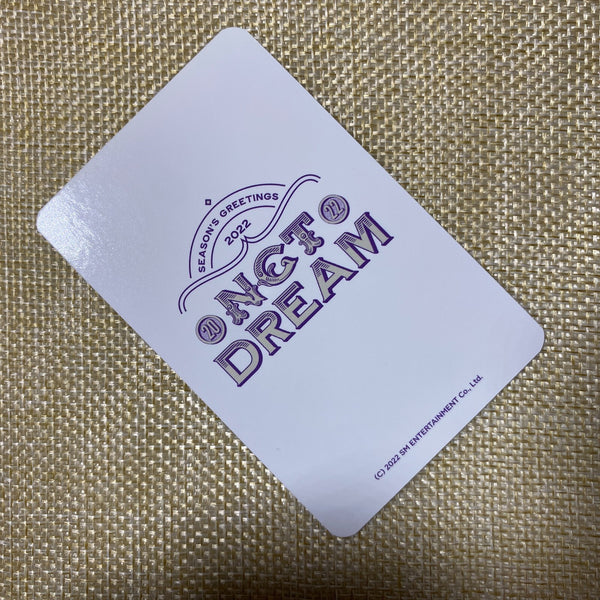 NCT DREAM CHENLE #2 [2022 Season's Greetings] Official Photocard / New, Rare /+G