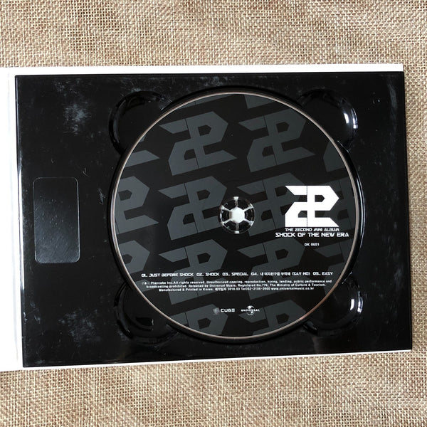 BEAST HAND SIGNED [Shock of the New Era] 2nd Mini Album Autographed, NO PC / New