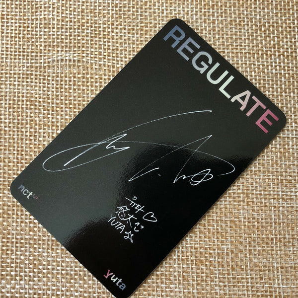 NCT YUTA [ Regulate ] Official Photocard, 1st Repackage Album / New / Gift