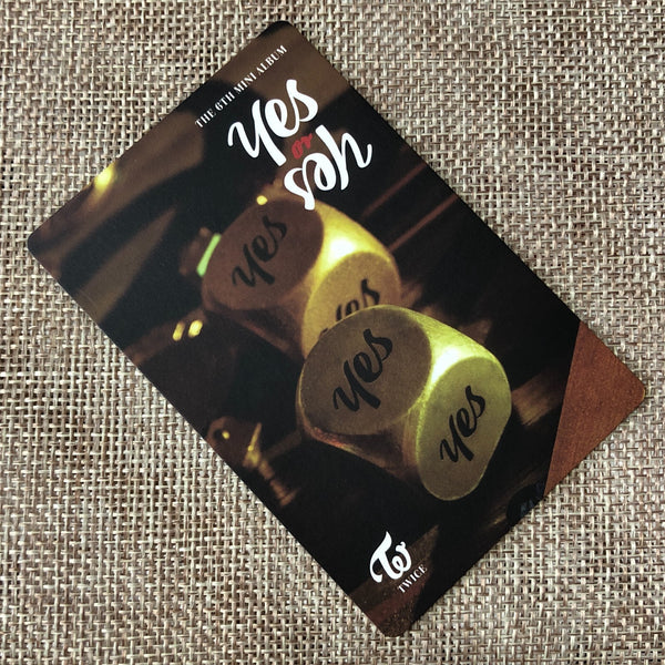 TWICE DAHYUN [ YES or YES Pre-Order ] Official Photocard, A Ver / New / Gift