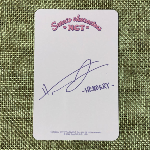 NCT HENDERY #2 [ NCT X SANRIO B Ver. ] Official Character Photocard / New / Gift