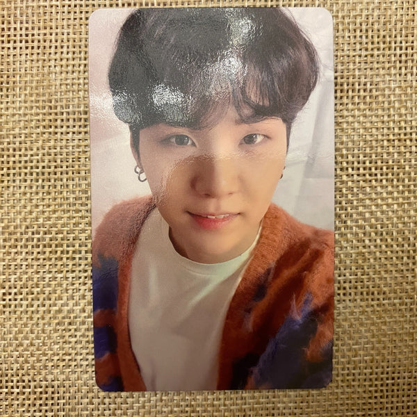 BTS SUGA [BE Essential Ed] Official Photocard + Holder, WEVERSE POB / New, Rare