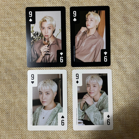 BTS J-HOPE [Global FC ARMY Membership Kit 9th] Trump Photocard Set / New, Rare