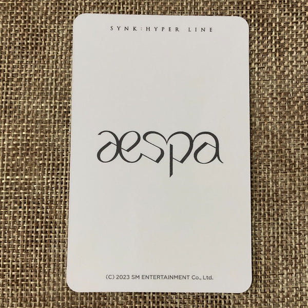 AESPA GISELLE #1 [ Concert SINK HYPER LINE ] Official Photocard / New / Gift