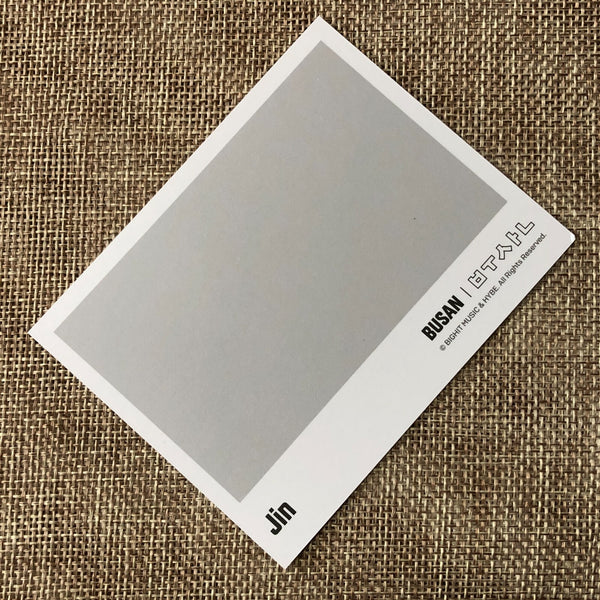BTS JIN [ YET TO COME BUSAN MERCH ] Official Instant Photocard / New / Gift