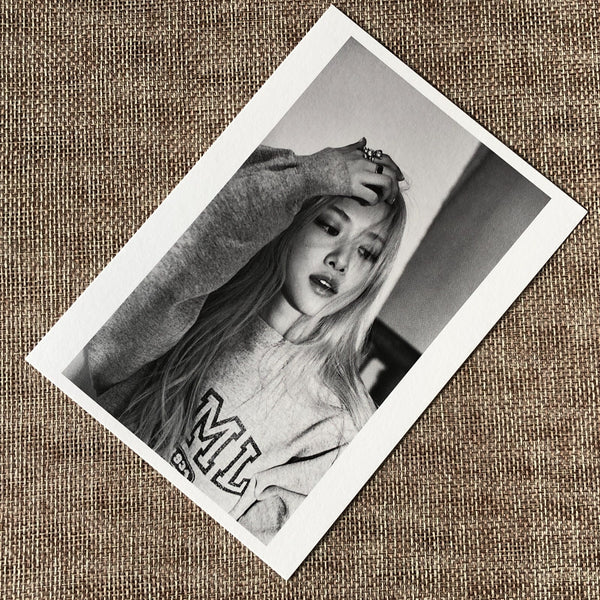 BLACKPINK ROSE #2 [ -R- ] Official Polaroid Postcard, 1st Single / New / Gift