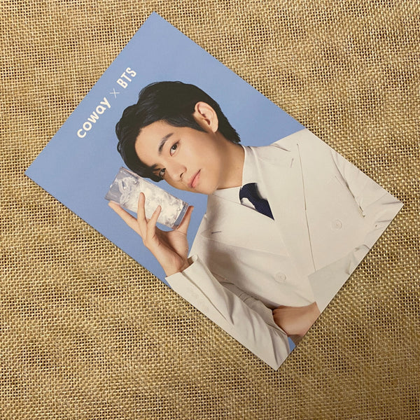 BTS V #1 [ BTS x COWAY ] Official Postcard Photocard Limited / New / Gift