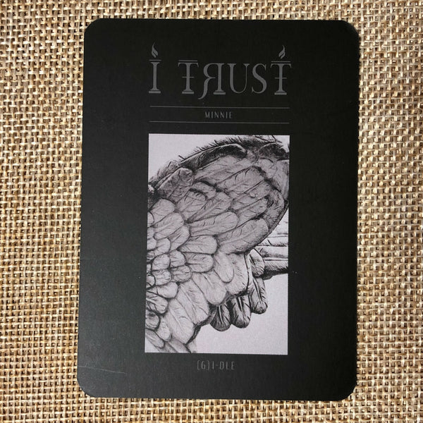 (G)I-DLE MINNIE [ I Trust ] Official Photocard, 3rd Mini Album / New / Gift