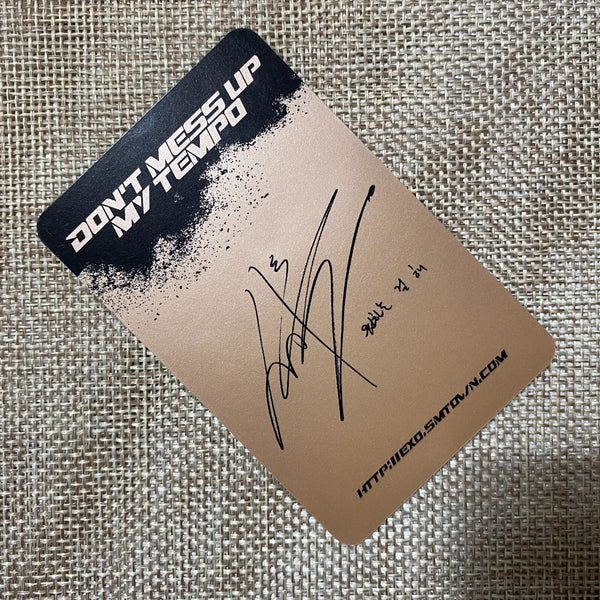 EXO SEHUN [Don't mess up My Tempo] Official Photocard, Andante 5th Album / Gift