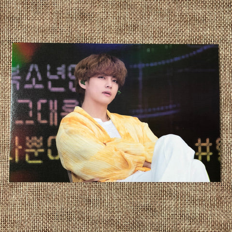 BTS V TAEHYUNG [ 2021 Muster SOWOOZOO ] Official Hologram Postcard / New / Gift
