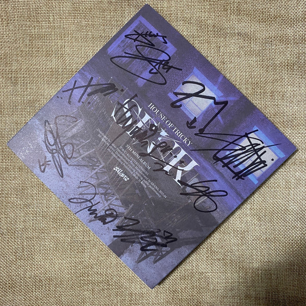 XIKERS All Members SIGNED Promo Album –Tricky House Spur / Message, Full Set,New