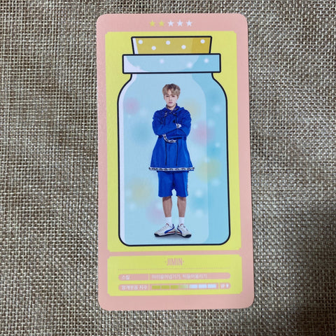 BTS JIMIN 2/5 [4th Muster Happy Ever After] Official Cloud Photocard / Gift