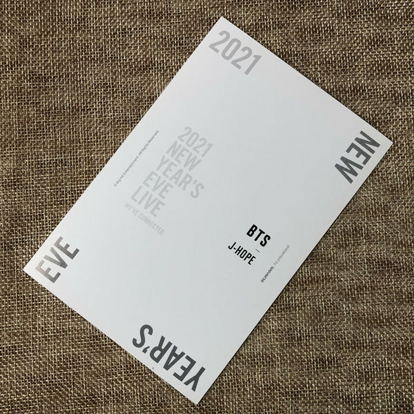 BTS J-HOPE [ 2021 NEW YEAR'S EVE LIVE ] Official Postcard / New / Gift