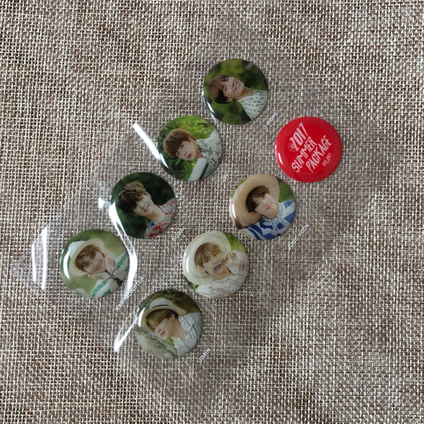 BTS GROUP [ 2017 Summer Package ] Face Photo Sticker / New / Gift