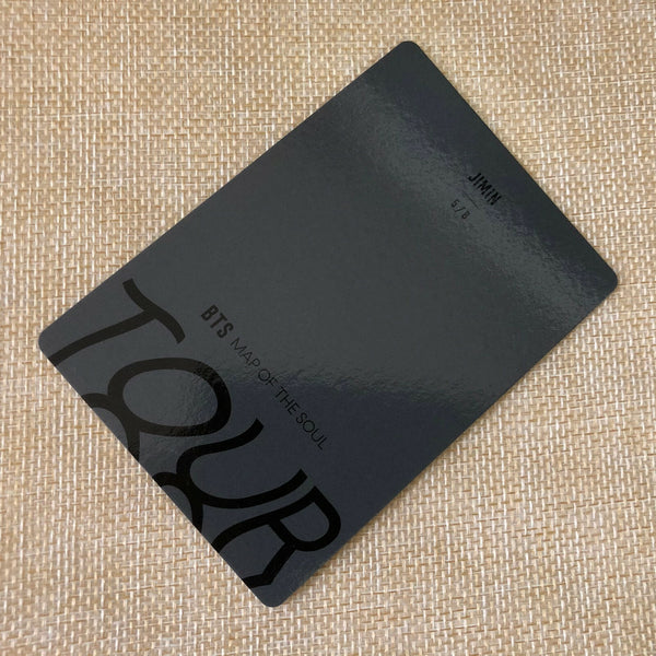 BTS JIMIN 5/8 [ Map Of The Soul Tour ] Official Mini Photocard / New / Gift