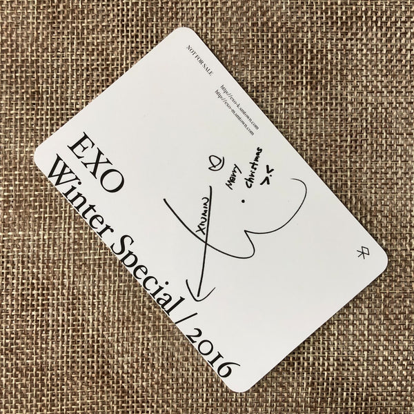 EXO XIUMIN #2 [2016 Winter Special For Life] Official Photocard / New, Rare /+G
