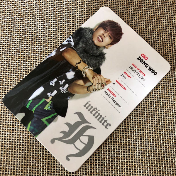 INFINITE H DONG WOO #3 [ Fly High ] Official Photocard / New, Rare / Gift