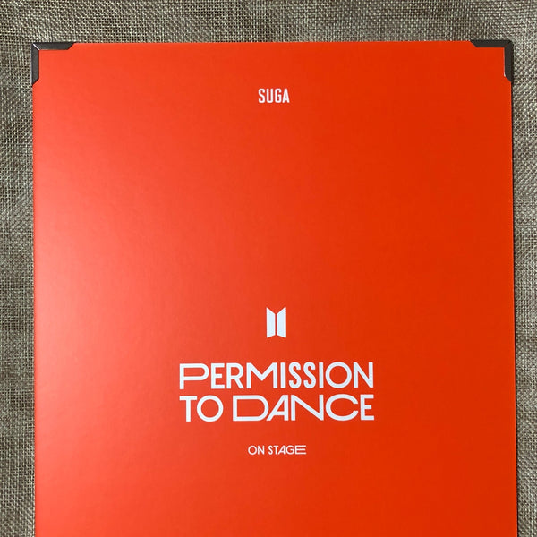 BTS SUGA [ PERMISSION TO DANCE PTD ] Official Premium Photo / New / Gift