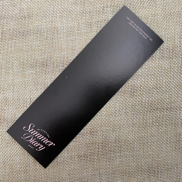 BLACKPINK GROUP [ 2021 Summer Diary ] Official 4cut Photo Photocard / New / Gift