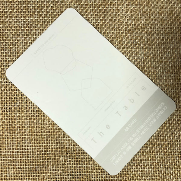 Nu'est ARON [ The Table ] Official AR Photocard, 7th Mini Album / New / Gift