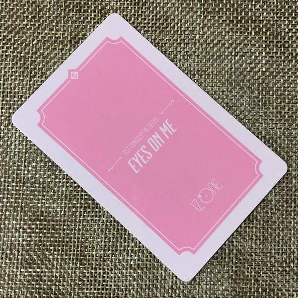IZ*ONE HITOMI #2 [1st Concert EYES ON ME in Seoul] Official Photocard / Gift