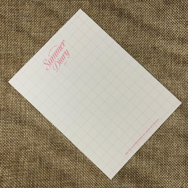 BLACKPINK ROSE #2 [ 2021 SUMMER DIARY ] Official Postcard Photocard / New / Gift